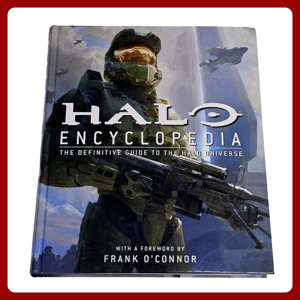 Halo Encyclopedia Definitive Guide Hardcover Book DK 343 Industries Xbox 360‎